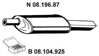 EBERSPACHER 0819687 Глушник вихлопних газів кінцевий