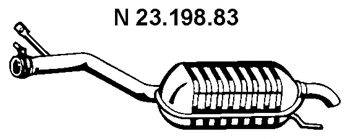 EBERSPACHER 2319883 Глушник вихлопних газів кінцевий