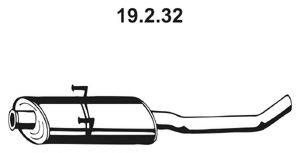 EBERSPACHER 19232 Середній глушник вихлопних газів