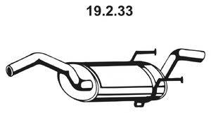 EBERSPACHER 19233 Глушник вихлопних газів кінцевий