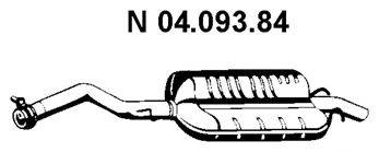EBERSPACHER 0409384 Глушник вихлопних газів кінцевий