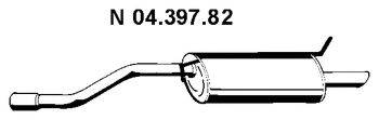 EBERSPACHER 0439782 Глушник вихлопних газів кінцевий