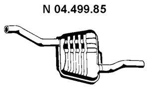 EBERSPACHER 0449985 Глушник вихлопних газів кінцевий