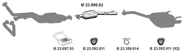 EBERSPACHER 232270 Система випуску ОГ