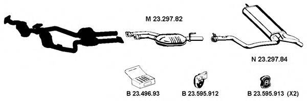 EBERSPACHER 232281 Система випуску ОГ