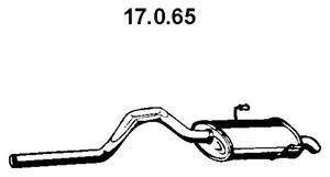 EBERSPACHER 17065 Глушник вихлопних газів кінцевий