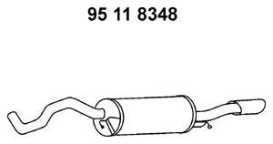 EBERSPACHER 95118348 Глушник вихлопних газів кінцевий