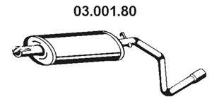 EBERSPACHER 0300180 Середній глушник вихлопних газів