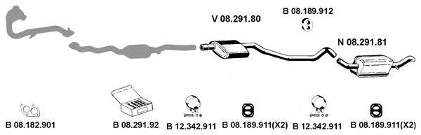 EBERSPACHER 082278 Система випуску ОГ