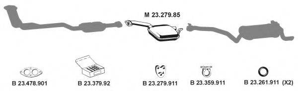 EBERSPACHER 232008 Система випуску ОГ