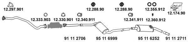 EBERSPACHER 12890 Система випуску ОГ