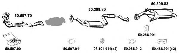 EBERSPACHER 502047 Система випуску ОГ