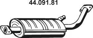 EBERSPACHER 4409181 Середній глушник вихлопних газів