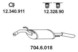 EBERSPACHER AP1120 Система випуску ОГ