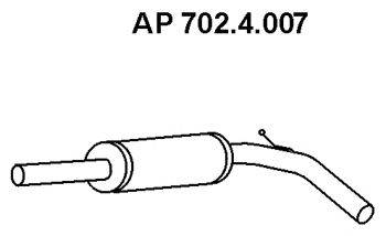 EBERSPACHER 7024007 Передглушувач вихлопних газів