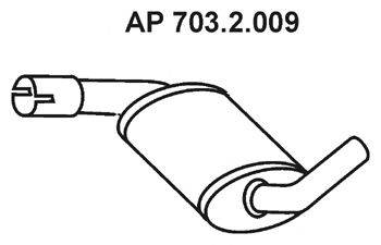 EBERSPACHER 7032009 Середній глушник вихлопних газів