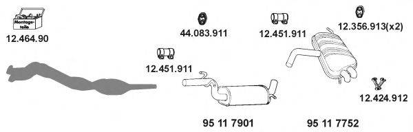 EBERSPACHER 12040 Система випуску ОГ