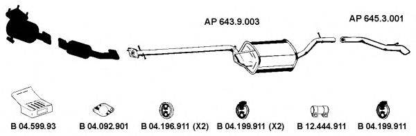 EBERSPACHER AP2152 Система випуску ОГ