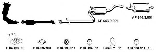 EBERSPACHER AP2176 Система випуску ОГ