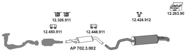 EBERSPACHER AP2337 Система випуску ОГ