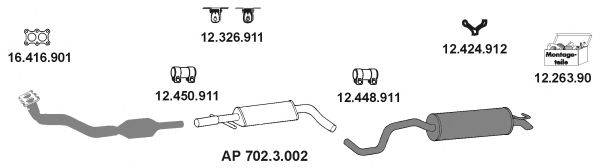 EBERSPACHER AP2397 Система випуску ОГ