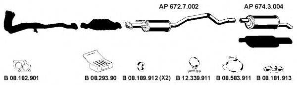 EBERSPACHER AP2194 Система випуску ОГ