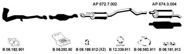 EBERSPACHER AP2226 Система випуску ОГ