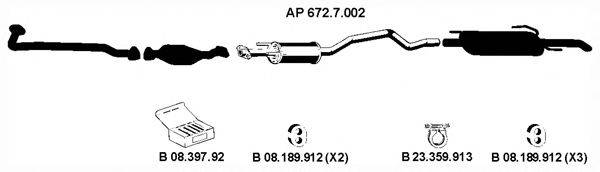 EBERSPACHER AP2246 Система випуску ОГ