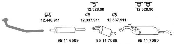 EBERSPACHER 12944 Система випуску ОГ