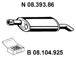 EBERSPACHER 0839386 Глушник вихлопних газів кінцевий