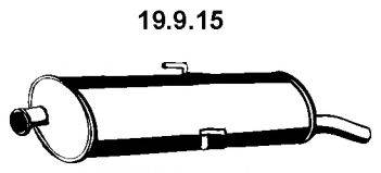 EBERSPACHER 19915 Глушник вихлопних газів кінцевий