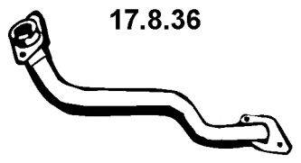 EBERSPACHER 17836 Труба вихлопного газу