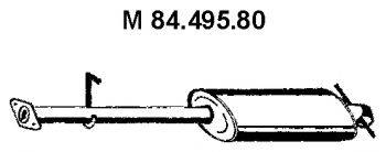 EBERSPACHER 8449580 Середній глушник вихлопних газів