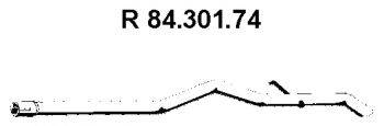 EBERSPACHER 8430174 Труба вихлопного газу
