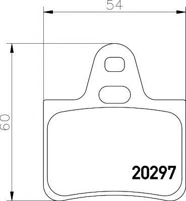 MINTEX MDB1077 Комплект гальмівних колодок, дискове гальмо