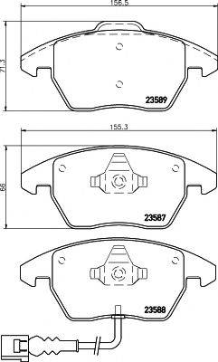 MINTEX MDK0220 Комплект гальм, дисковий гальмівний механізм