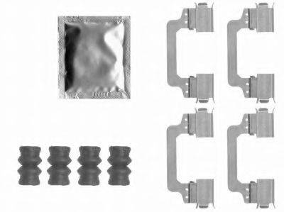 MINTEX MBA1821 Комплектуючі, колодки дискового гальма