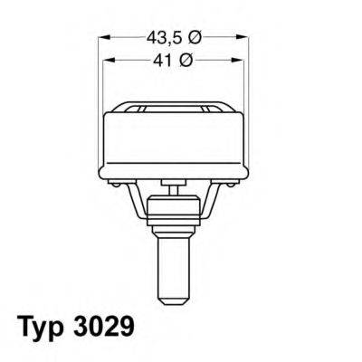 WAHLER 302978 Термостат, охолоджуюча рідина