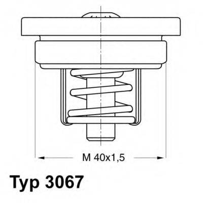 WAHLER 306783 Термостат, охолоджуюча рідина