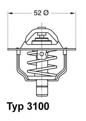 WAHLER 310088D Термостат, охолоджуюча рідина