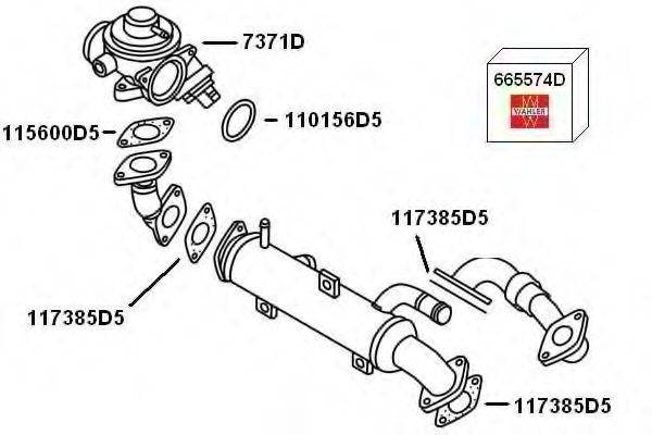 WAHLER 7900416 Рециркуляція ОГ