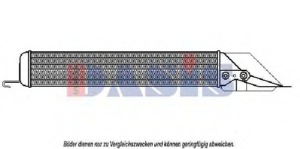 AKS DASIS 056110N масляний радіатор, моторне масло