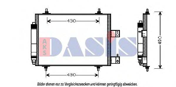 AKS DASIS 062005N Конденсатор, кондиціонер