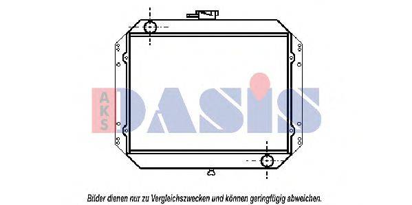 AKS DASIS 070070N Радіатор, охолодження двигуна