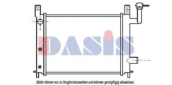 AKS DASIS 071160N Радіатор, охолодження двигуна