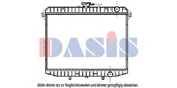 AKS DASIS 073200N Радіатор, охолодження двигуна