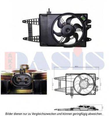 AKS DASIS 088082N Вентилятор, охолодження двигуна