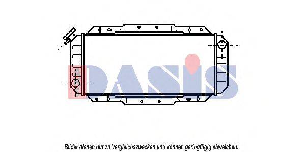 AKS DASIS 090160N Радіатор, охолодження двигуна