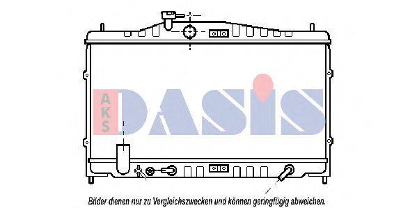 AKS DASIS 100290N Радіатор, охолодження двигуна