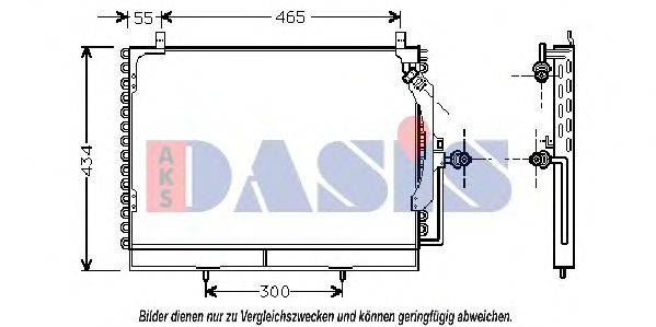 AKS DASIS 122910N Конденсатор, кондиціонер